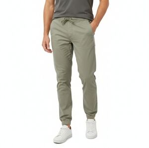 West49 Men's Sage Green Chino Joggers